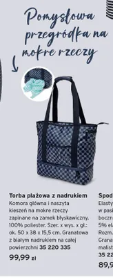 Torba plażowa z nadrukiem Tchibo promocja w Tchibo
