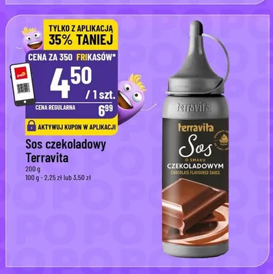 Sos o smaku czekoladowym Terravita promocja w POLOmarket