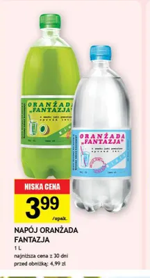 Napój oranżada Fantazja biała promocja w Gram Market