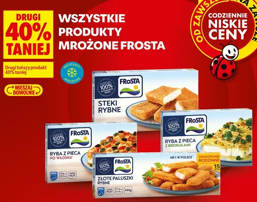 Steki rybne Frosta promocja w Biedronka