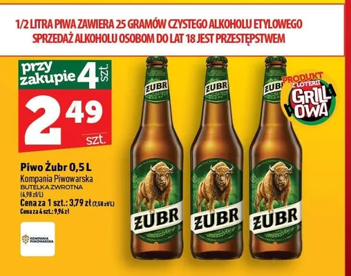 Piwo Żubr promocja w TOPAZ