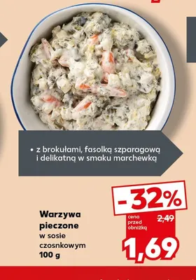 Warzywa pieczone w sosie czosnkowym promocja w Kaufland