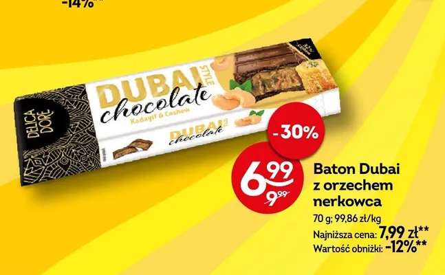 Baton z orzechem nerkowca promocja w Żabka