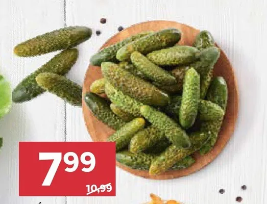 Ogórki małosolne promocja w Stokrotka