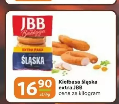 Kiełbasa śląska extra JBB promocja w Gama