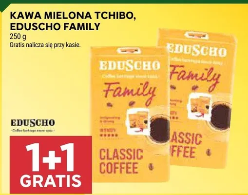 Kawa mielona Tchibo Eduscho Family promocja w Stokrotka