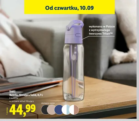 Butelka filtrująca Dafi Solid 0,7 l promocja w Lidl
