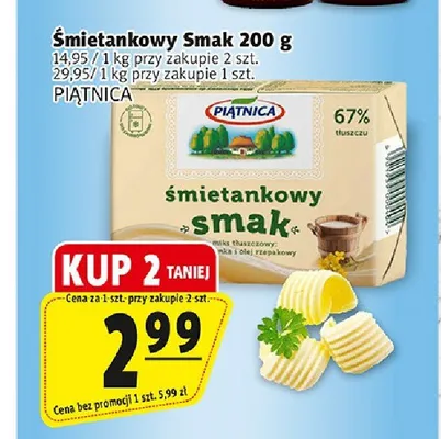 Miks tłuszczowy Śmietankowy Smak Piątnica promocja w Prim Market