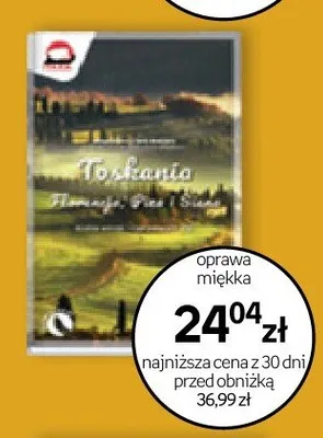 Książka Toskania promocja w Empik