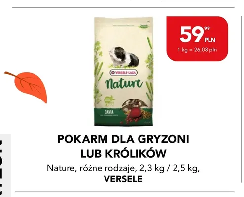 Pokarm dla gryzoni lub królików Nature Versele-Laga promocja w Aquael zoo