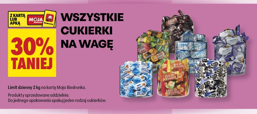 Galaretki Fresh & Fruity Wawel promocja w Biedronka