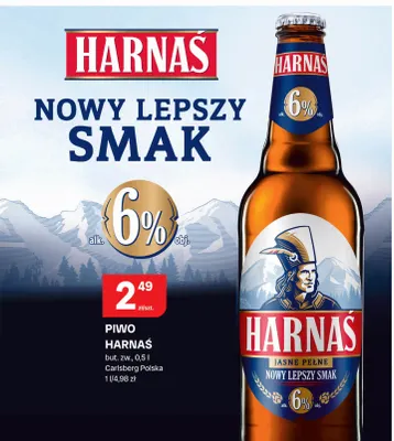 Piwo Harnaś promocja w Chorten