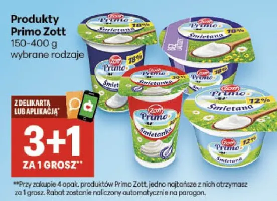 Produkty Primo Zott promocja w Delikatesy Centrum