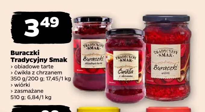 Buraczki wiórki Tradycyjny Smak promocja w Netto