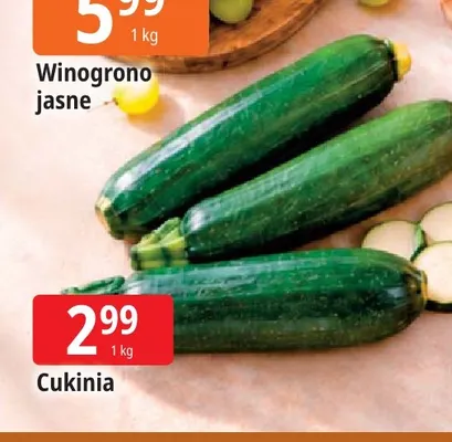 Cukinie promocja w Leclerc