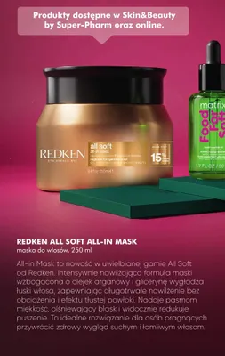 Maska do włosów Redken All Soft All-in Mask promocja w Super-Pharm