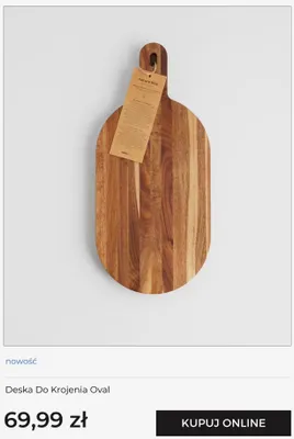 Deska do krojenia Oval Nature Line home & you promocja w home&you