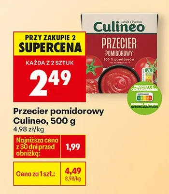 Przecier pomidorowy promocja w Biedronka