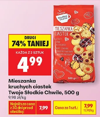 Mieszanka kruchych ciastek promocja w Biedronka