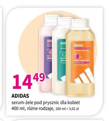 Serum-żel pod prysznic dla kobiet Adidas promocja w Drogerie Polskie