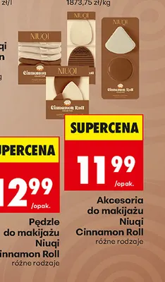 Akcesoria do makijażu Niuqi Cinnamon Roll promocja w Biedronka