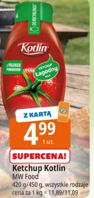 Ketchup łagodny promocja w Leclerc