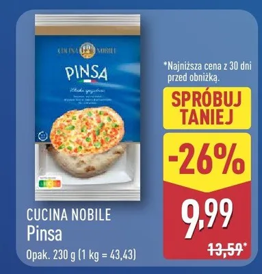 Pinsa promocja w Aldi