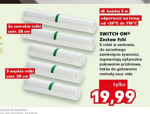 Zestaw folii Switch On promocja w Kaufland