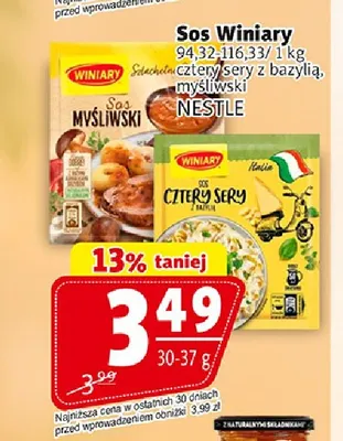 Sos myśliwski Winiary promocja w Prim Market