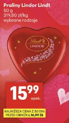 Praliny Lindor promocja w Delikatesy Centrum