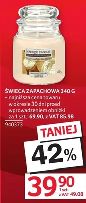 Świeca zapachowa 340 g promocja w Selgros