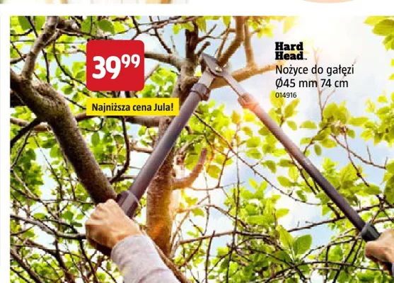 Nożyce do gałęzi Hard Head Ø45 mm 74 cm promocja w Jula