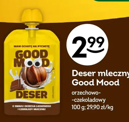 Deser mleczny orzechowo-czekoladowy Good Mood promocja w Żabka