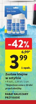 Zestaw klejów w sztyfcie Signature 4-pak promocja w Intermarche