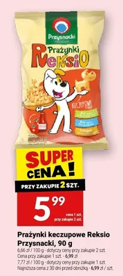 Prażynki keczupowe Reksio Przysnacki promocja w Twój Market
