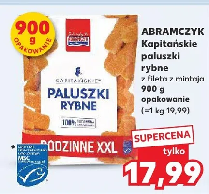 Paluszki rybne Kapitańskie z mintaja promocja w Kaufland