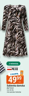 Sukienka damska roz. M-3XL mix wzorów i kolorów promocja w Leclerc