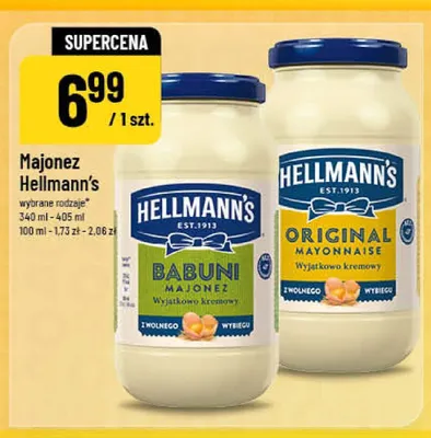Majonez Babuni Hellmann's promocja w POLOmarket