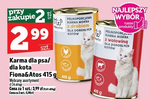 Karma dla psa/dla kota Caro&Atos 415g promocja w TOPAZ