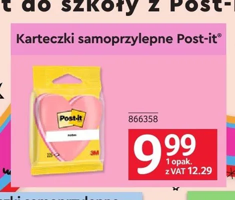 Karteczki samoprzylepne Post-it promocja w Selgros