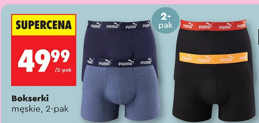 Bokserki męskie promocja w Biedronka