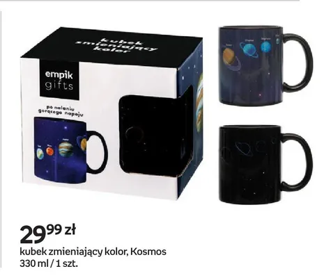 Kubek zmieniający kolor, Kosmos promocja w Empik