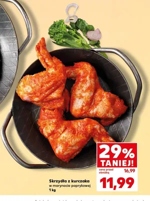 Skrzydła z kurczaka w marynacie paprykowej promocja w Kaufland