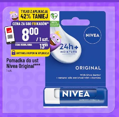 Pomadka do ust Nivea Original promocja w POLOmarket