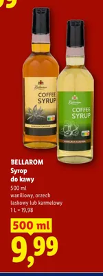 Syrop do kawy waniliowy Bellarom promocja w Lidl