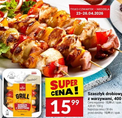 Szaszłyk drobiowy z warzywami Wędzarnia Białecki promocja w Twój Market