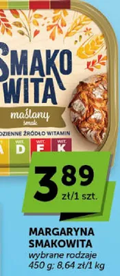 Margaryna Smakowita maślany smak promocja w Groszek