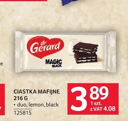 Ciastka Mafijne Dr Gerard promocja w Selgros