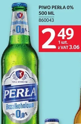 Piwo Perła 0% bezalkoholowe promocja w Selgros