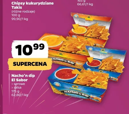 Nacho'n dip El Sabor serowe promocja w Netto